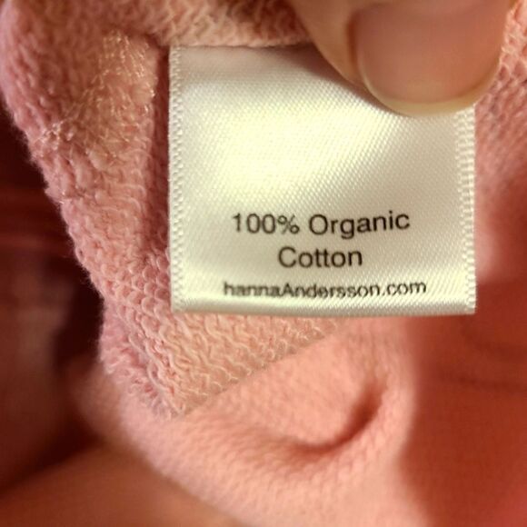 Hanna Andersson Pink Swan Zip Hoodie - Picture 4 of 5